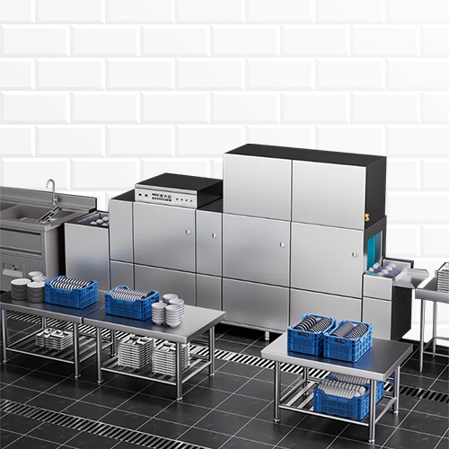 第四代商用洗碗机：平放式洗碗机的特点与应用